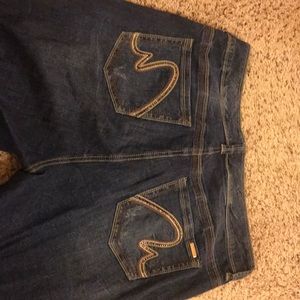 Melissa McCarthy Size 16 Boot Cut Dark Wash Jeans
